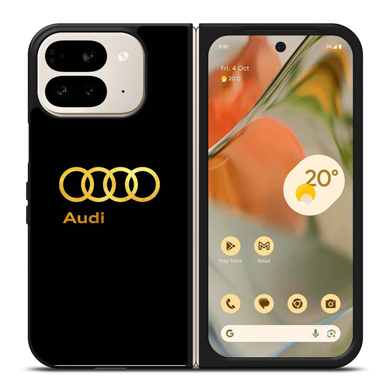AUDI CAR GOLD LOGO Google Pixel 9 Pro Fold Case Cover