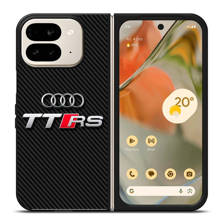AUDI TT RS CARBON LOGO Google Pixel 9 Pro Fold Case Cover AUDI TT RS CARBON LOGO Google Pixel 9 Pro Fold Case Cover
