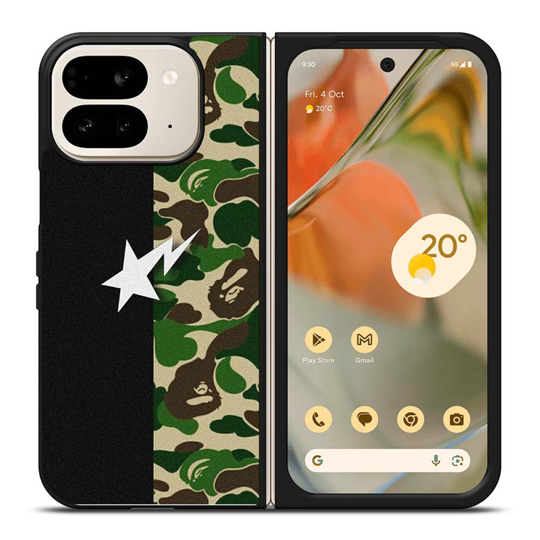 BAPE BAPESTA CAMO Google Pixel 9 Pro Fold Case Cover BAPE BAPESTA CAMO Google Pixel 9 Pro Fold Case Cover