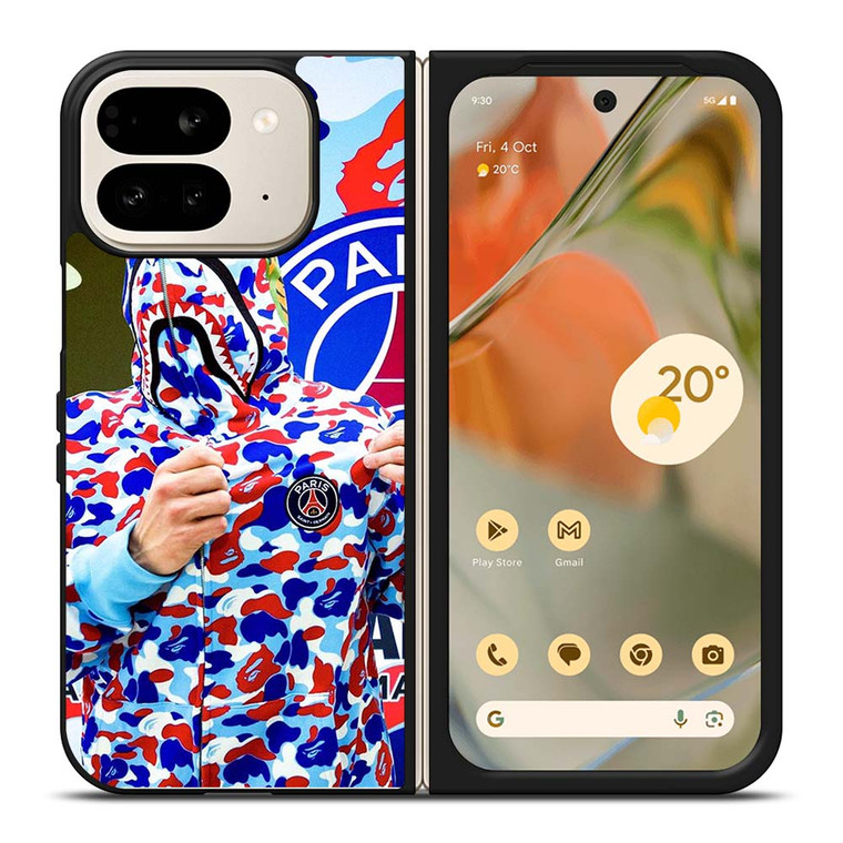 BAPE CAMO PARIS SAINT GERMAIN Google Pixel 9 Pro Fold Case Cover BAPE CAMO PARIS SAINT GERMAIN Google Pixel 9 Pro Fold Case Cover