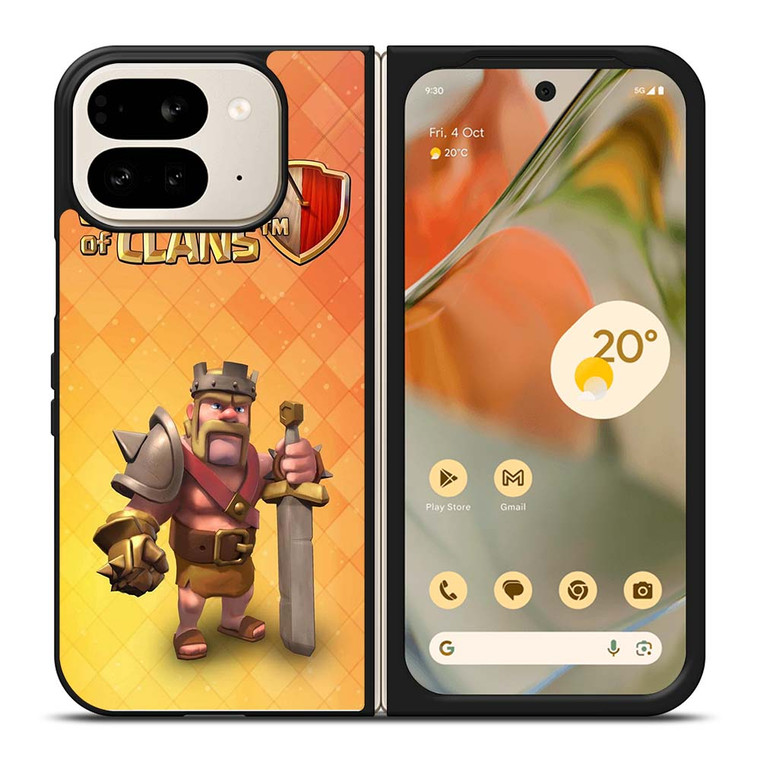 BARBARIAN KING CLASH OF CLANS COC Google Pixel 9 Pro Fold Case Cover BARBARIAN KING CLASH OF CLANS COC Google Pixel 9 Pro Fold Case Cover