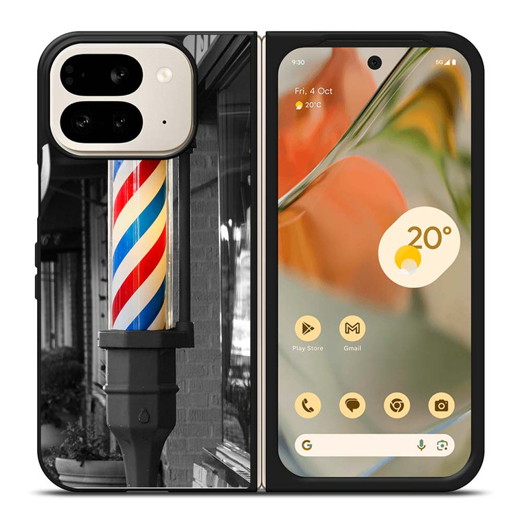BARBER POLE HAIR CUT Google Pixel 9 Pro Fold Case Cover BARBER POLE HAIR CUT Google Pixel 9 Pro Fold Case Cover