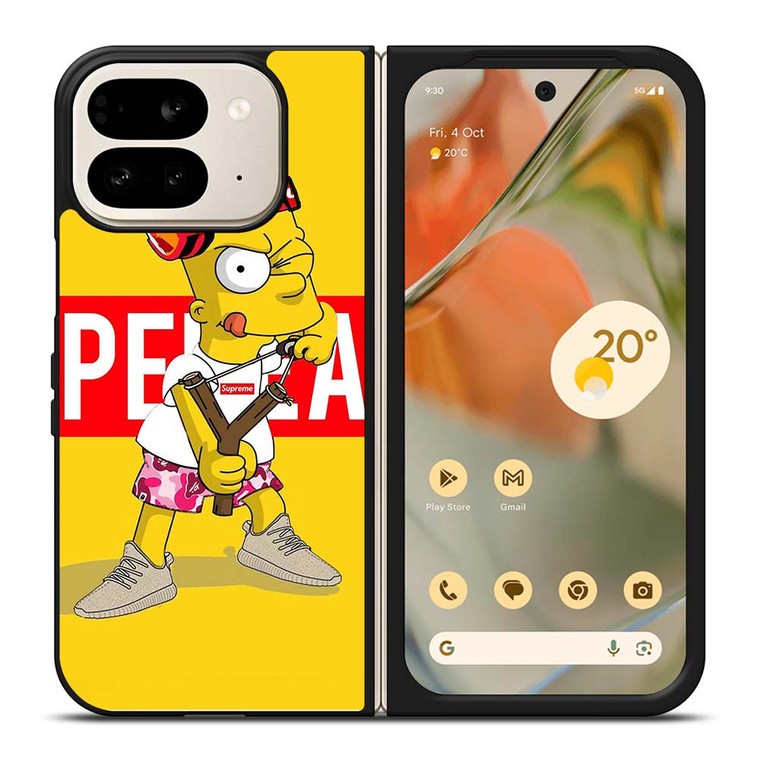BART SIMPSON SUPREME HYPEBEAST Google Pixel 9 Pro Fold Case Cover
