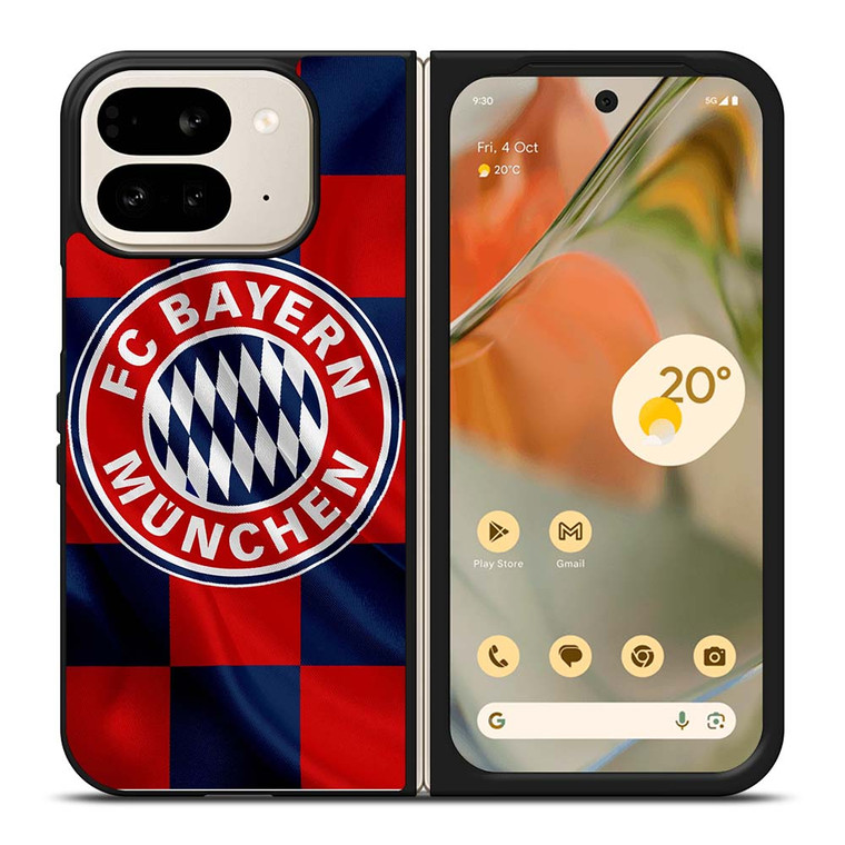 BAYERN MUNCHEN FC FLAG LOGO Google Pixel 9 Pro Fold Case Cover