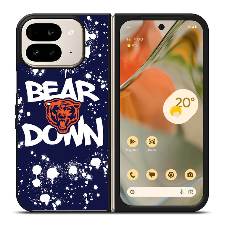 BEAR DOWN CHICAGO BEARS 2 Google Pixel 9 Pro Fold Case Cover