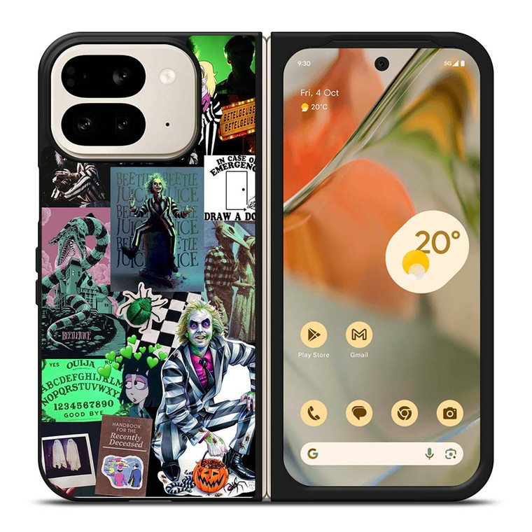 BEETLEJUICE TIM BURTON COLLAGE Google Pixel 9 Pro Fold Case Cover