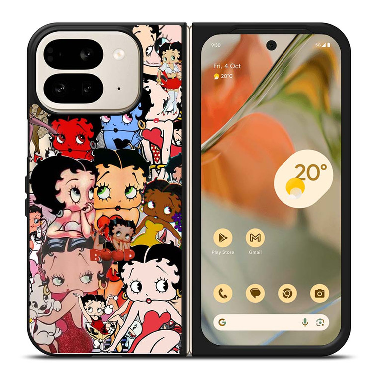 BETTY BOOP COLLAGE FACE Google Pixel 9 Pro Fold Case Cover