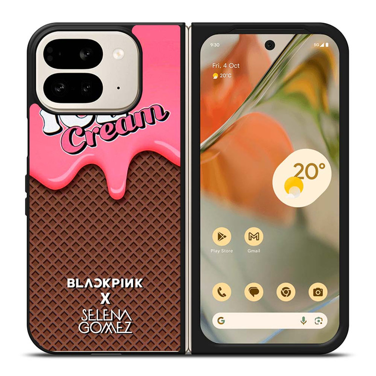 BLACK PINK SELENA GOMEZ ICE CREAM Google Pixel 9 Pro Fold Case Cover BLACK PINK SELENA GOMEZ ICE CREAM Google Pixel 9 Pro Fold Case Cover