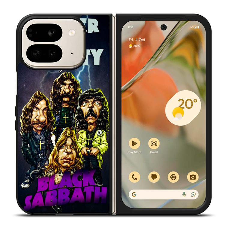 BLACK SABBATH ALBUM COVER ART Google Pixel 9 Pro Fold Case Cover BLACK SABBATH ALBUM COVER ART Google Pixel 9 Pro Fold Case Cover