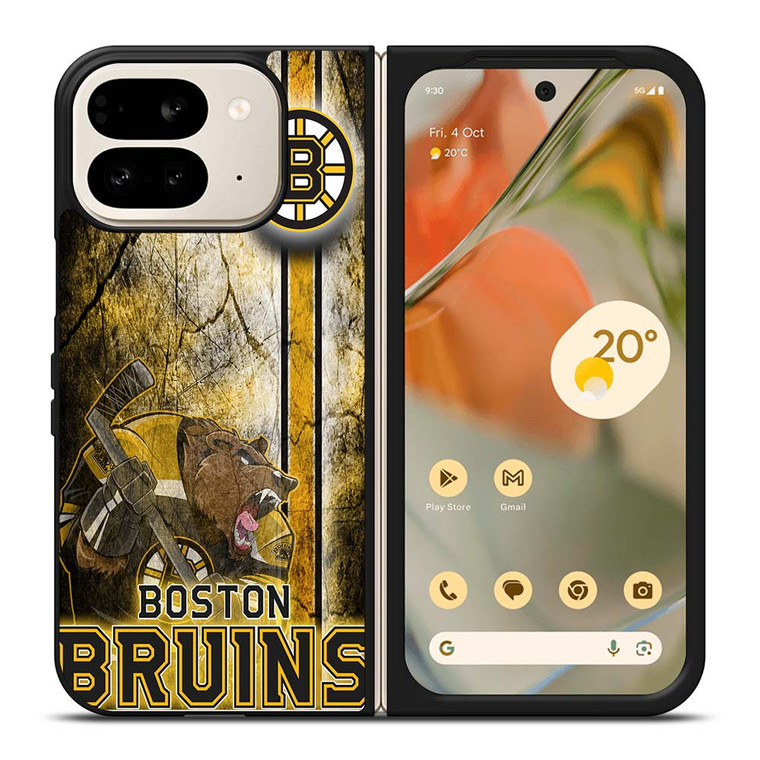 BOSTON BRUINS HOCKEY TEAM LOGO Google Pixel 9 Pro Fold Case Cover