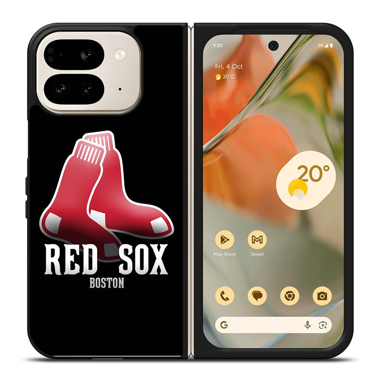 BOSTON RED SOX LOGO BASEBALL Google Pixel 9 Pro Fold Case Cover