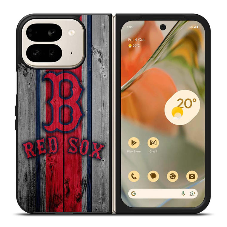 BOSTON RED SOX WOODEN LOGO Google Pixel 9 Pro Fold Case Cover