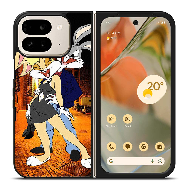 BUGS AND LOLA BUNNY LOONEY TUNES Google Pixel 9 Pro Fold Case Cover BUGS AND LOLA BUNNY LOONEY TUNES Google Pixel 9 Pro Fold Case Cover
