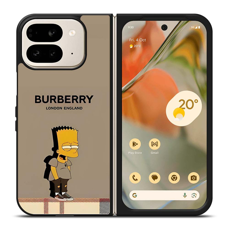BURBERRY LONDON THE SIMPSONS Google Pixel 9 Pro Fold Case Cover