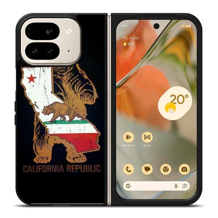 CALIFORNIA REPUBLIC BEAR ICON Google Pixel 9 Pro Fold Case Cover
