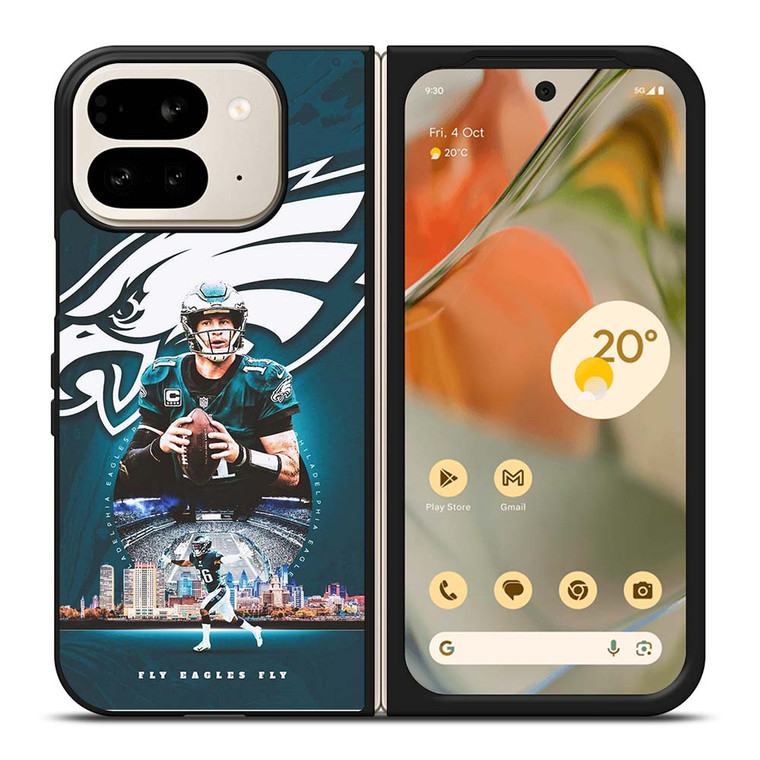 CARSON WENTZ PHILADELPHIA EAGLES NFL Google Pixel 9 Pro Fold Case Cover CARSON WENTZ PHILADELPHIA EAGLES NFL Google Pixel 9 Pro Fold Case Cover