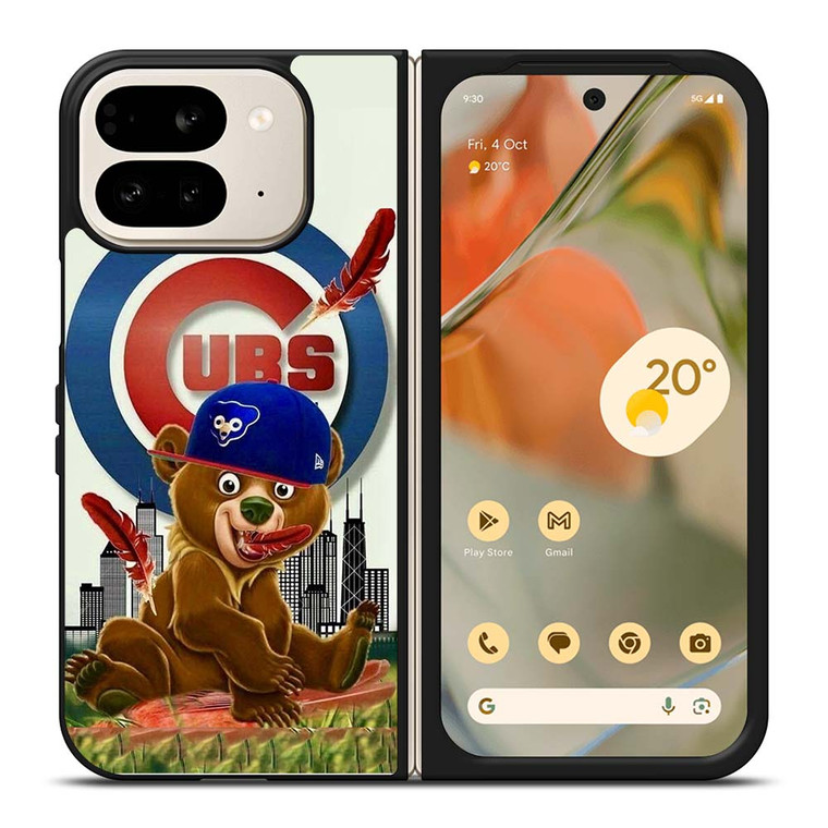 CHICAGO CUBS MASCOT Google Pixel 9 Pro Fold Case Cover CHICAGO CUBS MASCOT Google Pixel 9 Pro Fold Case Cover
