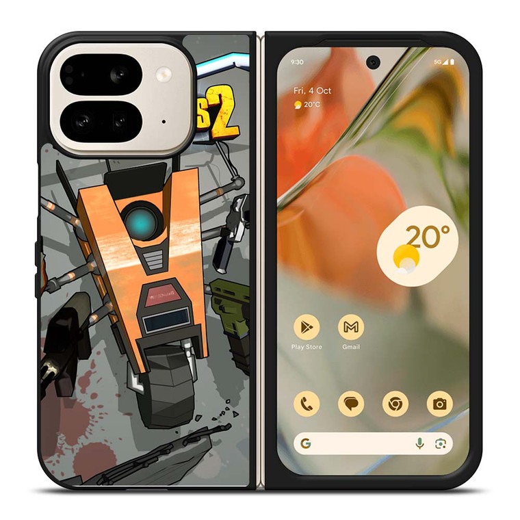 CLAPTRAP BORDERLANDS CARTOON Google Pixel 9 Pro Fold Case Cover