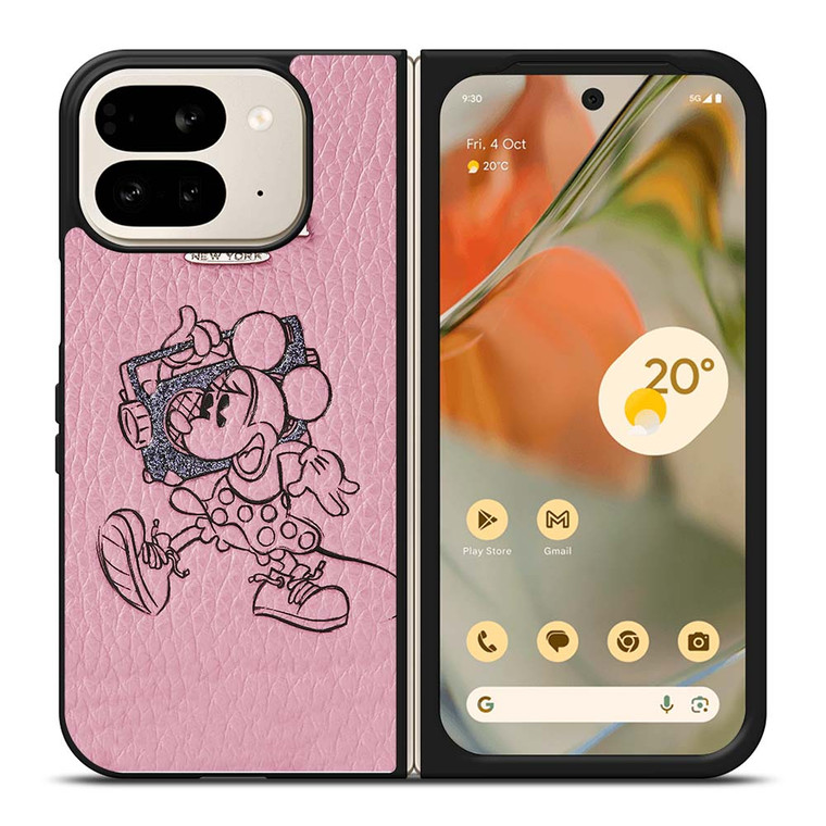 COACH MINNIE MOUSE PINK Google Pixel 9 Pro Fold Case Cover