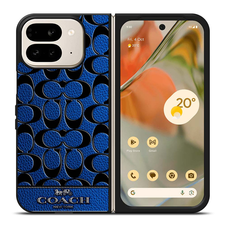 COACH NEW YORK BLUE 3 Google Pixel 9 Pro Fold Case Cover