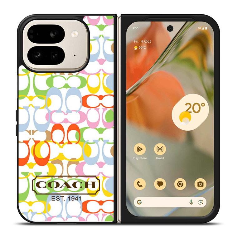 COACH NEW YORK COLORFUL Google Pixel 9 Pro Fold Case Cover