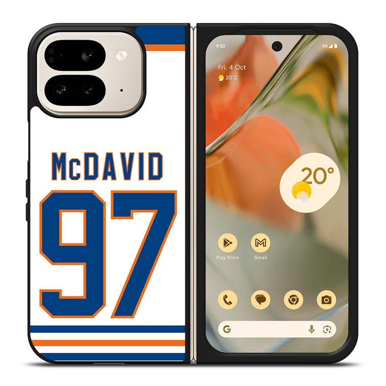 CONNOR MCDAVID EDMONTON OILERS KIT Google Pixel 9 Pro Fold Case Cover