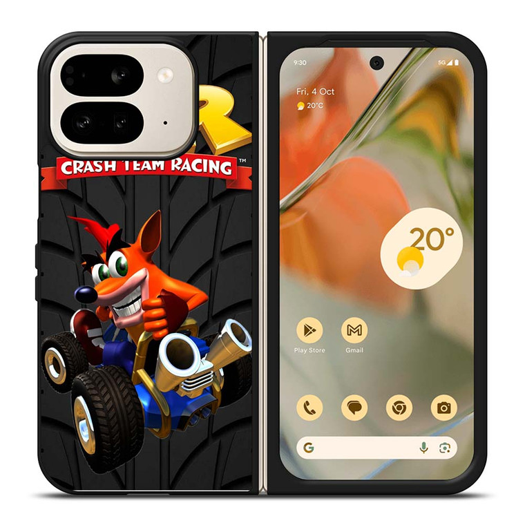 CRASH TEAM RACING BANDICOOT CTR TIRE Google Pixel 9 Pro Fold Case Cover