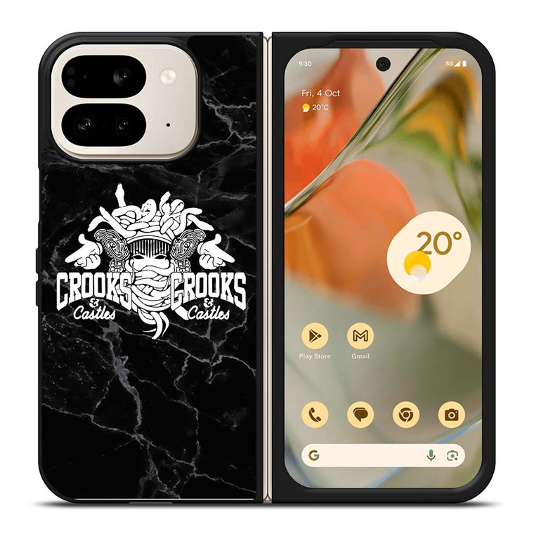 CROOKS AND CASTLES BANDANA MARBLE Google Pixel 9 Pro Fold Case Cover