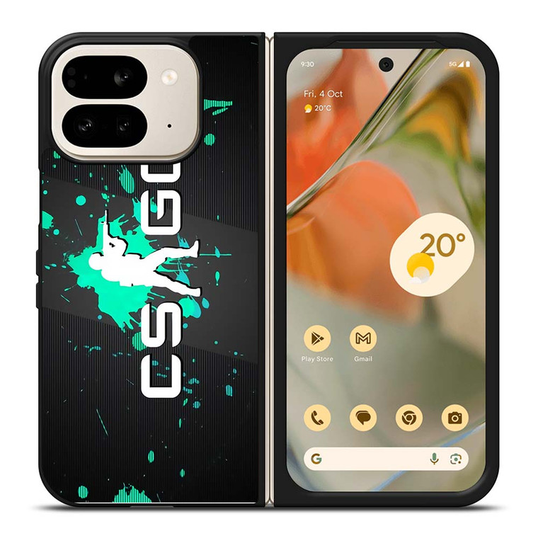 CSGO COUNTER STRIKE GLOBAL OFFENSIVE LOGO Google Pixel 9 Pro Fold Case Cover