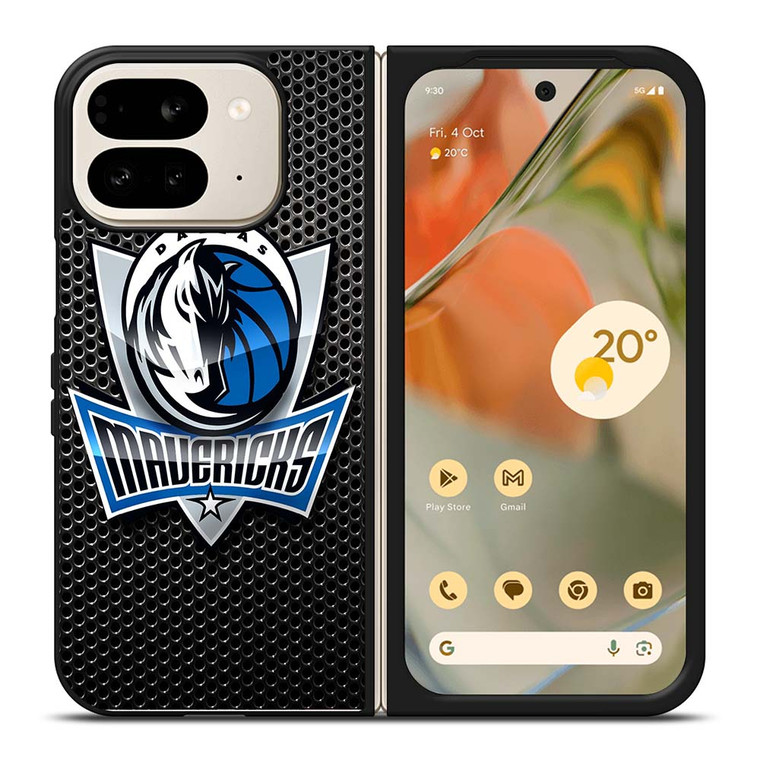 DALLAS MAVERICKS METAL LOGO Google Pixel 9 Pro Fold Case Cover
