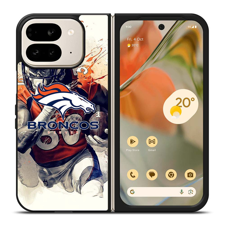 DENVER BRONCOS NFL LOGO Google Pixel 9 Pro Fold Case Cover