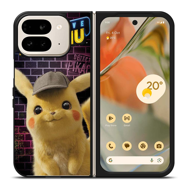 DETECTIVE PIKACHU CUTE POKEMON Google Pixel 9 Pro Fold Case Cover