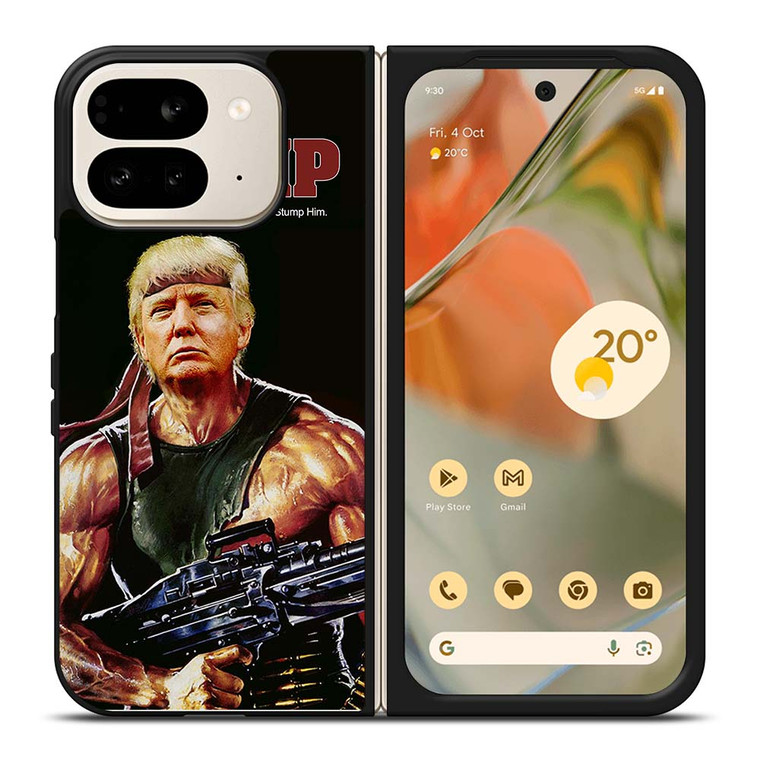 DONALD TRUMP RAMBO Google Pixel 9 Pro Fold Case Cover