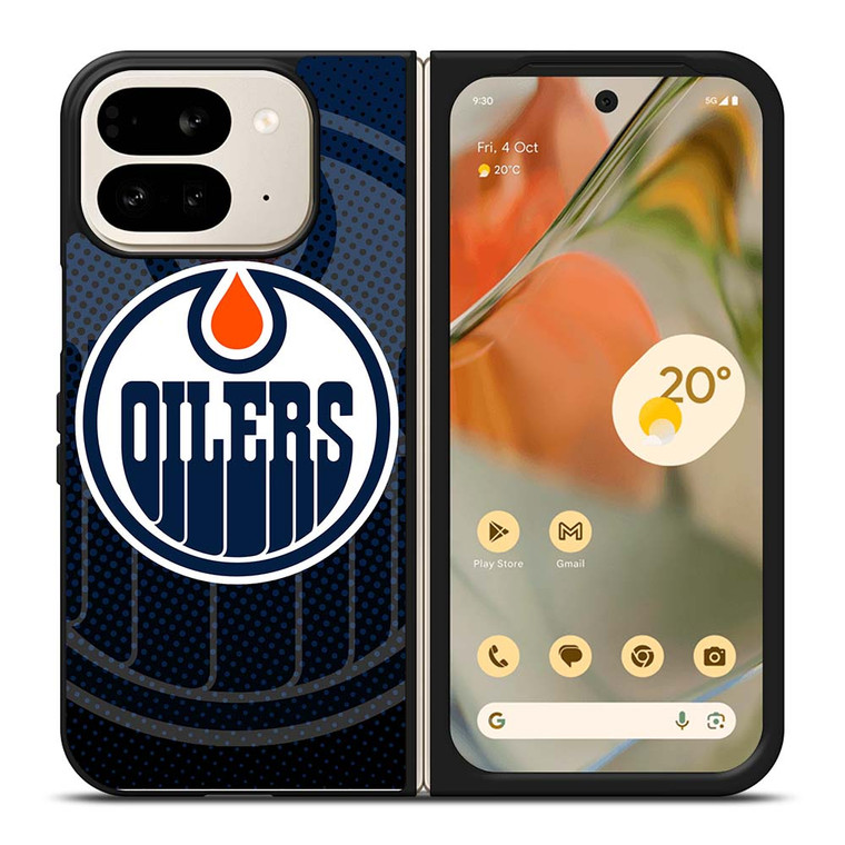 EDMONTON OILERS NHL LOGO Google Pixel 9 Pro Fold Case Cover