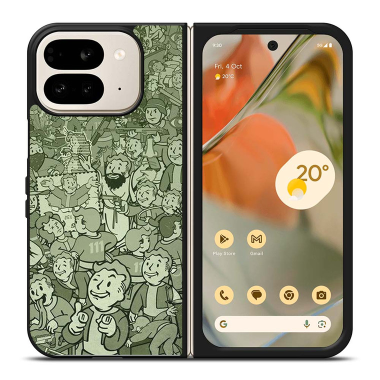 FALLOUT VAULT BOY ALL CHARACTER  Google Pixel 9 Pro Fold Case Cover