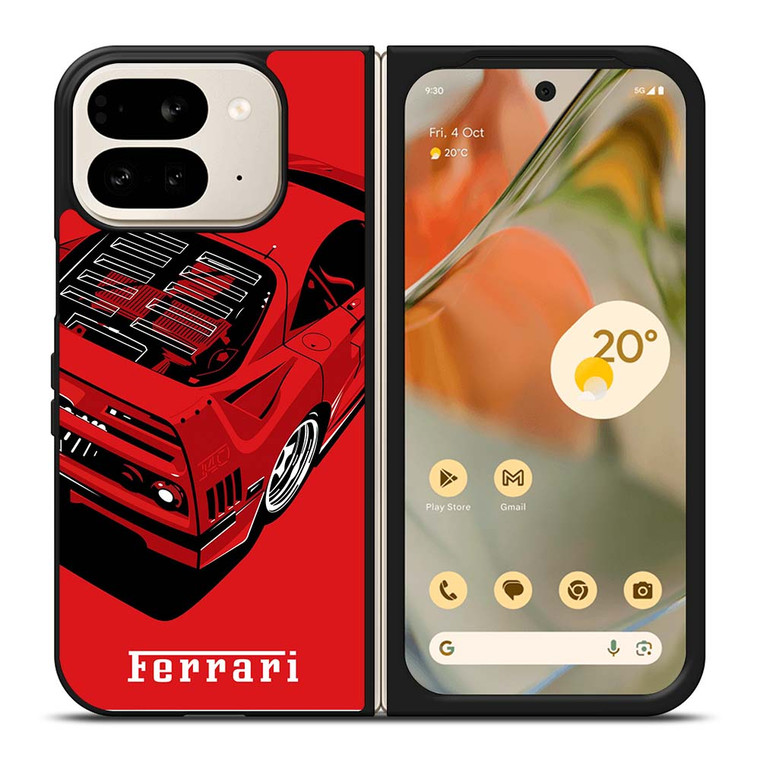 FERRARI F40 ILLUSTRATION Google Pixel 9 Pro Fold Case Cover