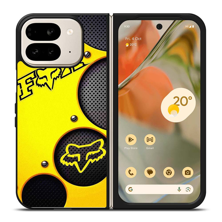 FOX RACING YELLOW METAL Google Pixel 9 Pro Fold Case Cover