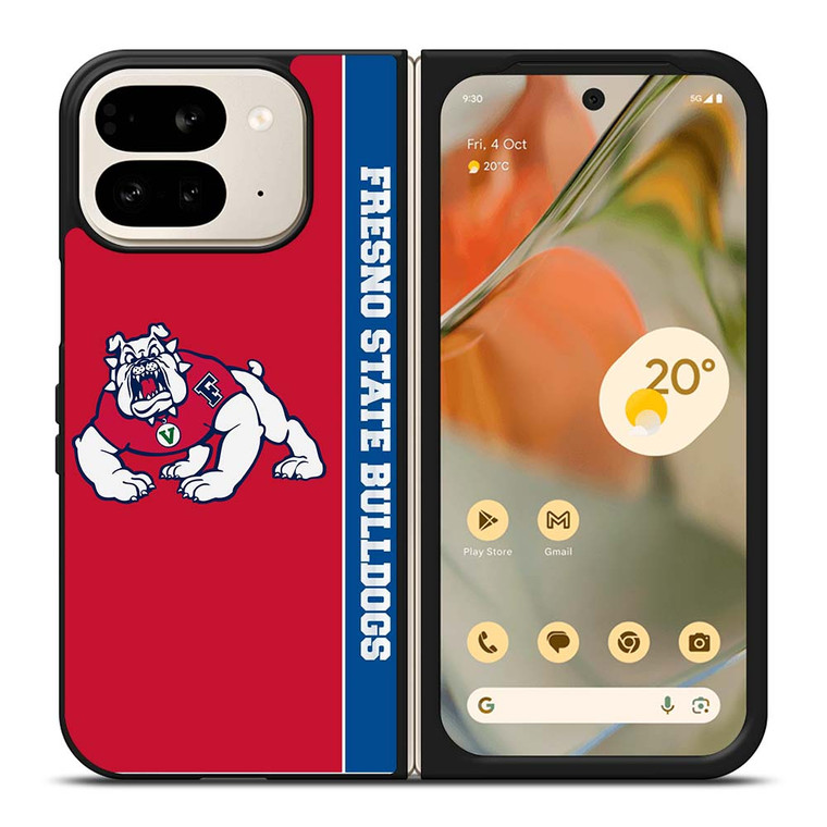 FRENO STATE BULLDOGS FOOTBALL LOGO Google Pixel 9 Pro Fold Case Cover