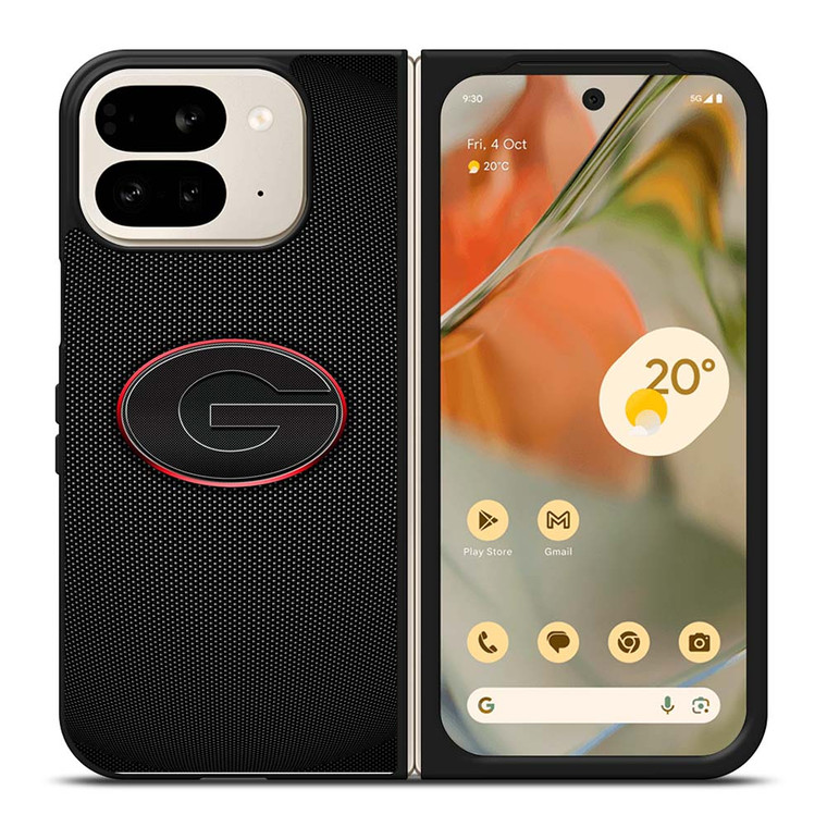 GEORGIA BULLDOGS CARBON LOGO Google Pixel 9 Pro Fold Case Cover