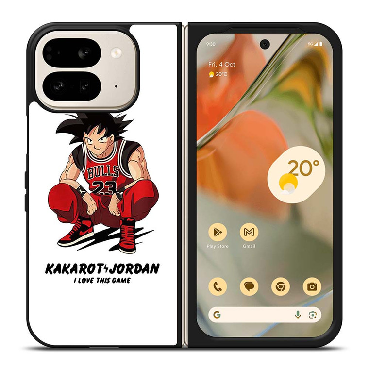 GOKU CHICAGO BULLS KAKAROT JORDAN Google Pixel 9 Pro Fold Case Cover