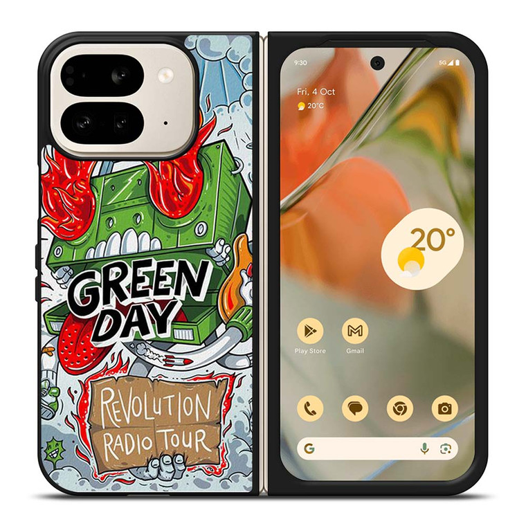 GREEN DAY REVOLUTION RADIO TOUR Google Pixel 9 Pro Fold Case Cover