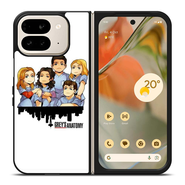 GREY'S ANATOMY CARTOON Google Pixel 9 Pro Fold Case Cover