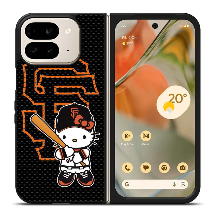 HELLO KITTY SAN FRANCISCO GIANTS MLB Google Pixel 9 Pro Fold Case Cover