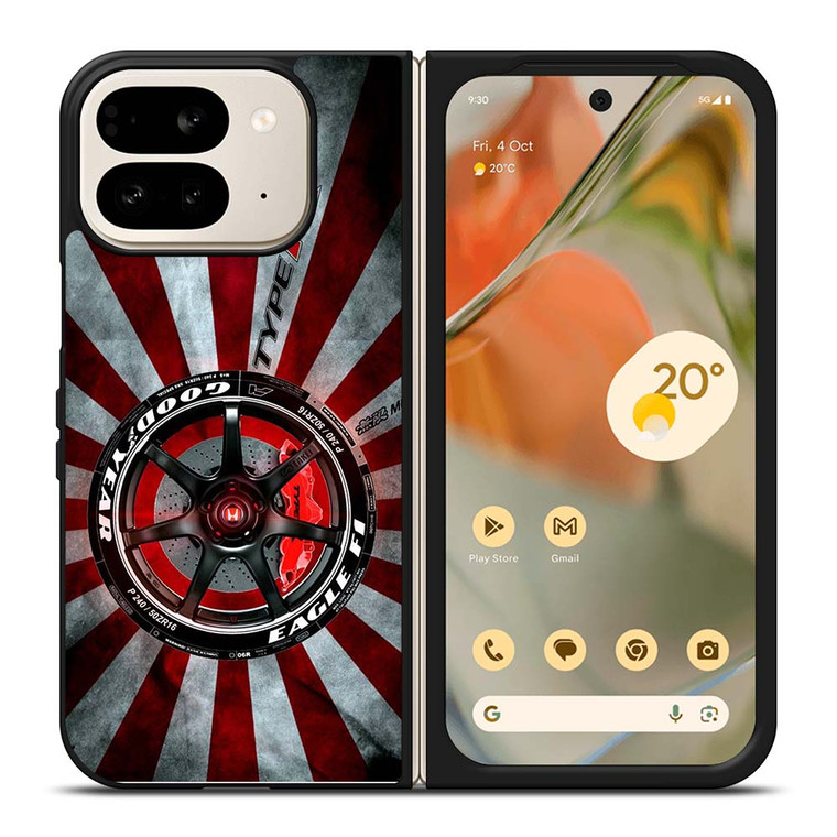 HONDA CIVIC TYPE R WHEELS Google Pixel 9 Pro Fold Case Cover