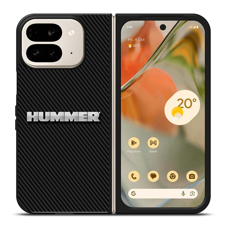 HUMMER CAR LOGO CARBON Google Pixel 9 Pro Fold Case Cover