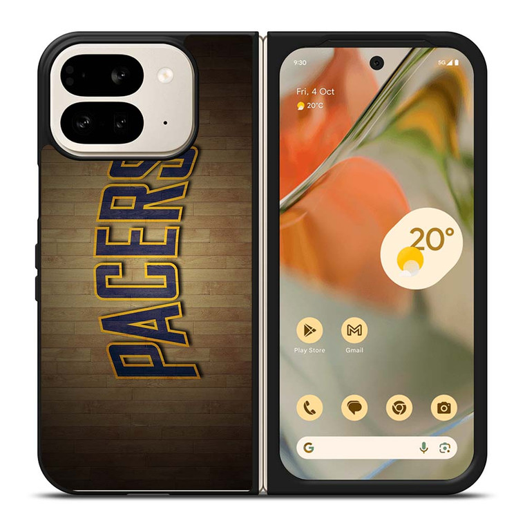 INDIANA PACERS BASKETBALL COURT LOGO Google Pixel 9 Pro Fold Case Cover