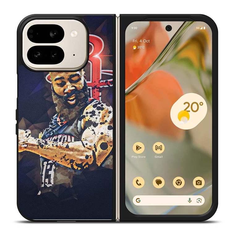 JAMES HARDEN HOUSTON ROCKET ART Google Pixel 9 Pro Fold Case Cover