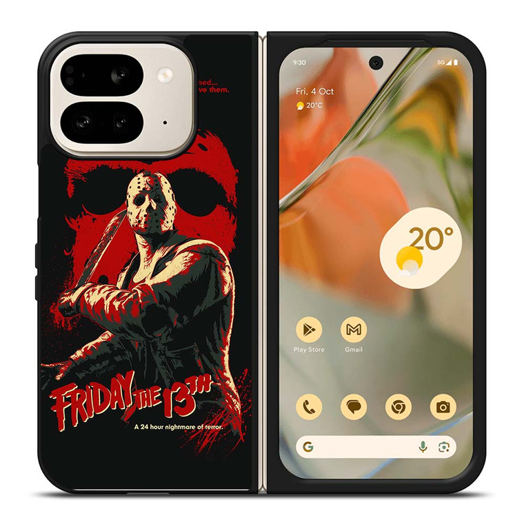 JASON FRIDAY THE 13TH POSTER Google Pixel 9 Pro Fold Case Cover