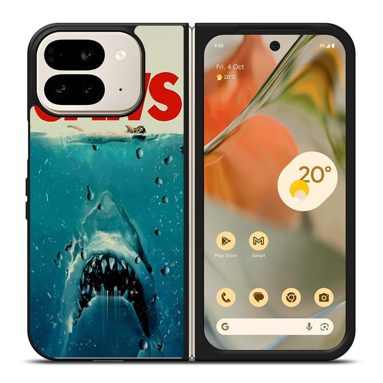 JAWS LOGO Google Pixel 9 Pro Fold Case Cover