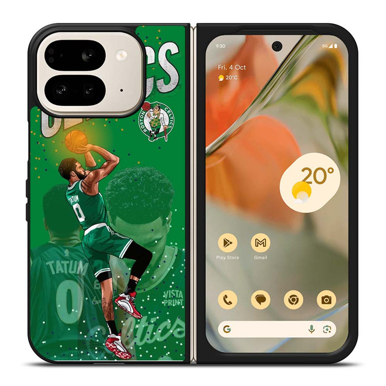 JAYSON TATUM SHOOT BOSTON CELTICS Google Pixel 9 Pro Fold Case Cover